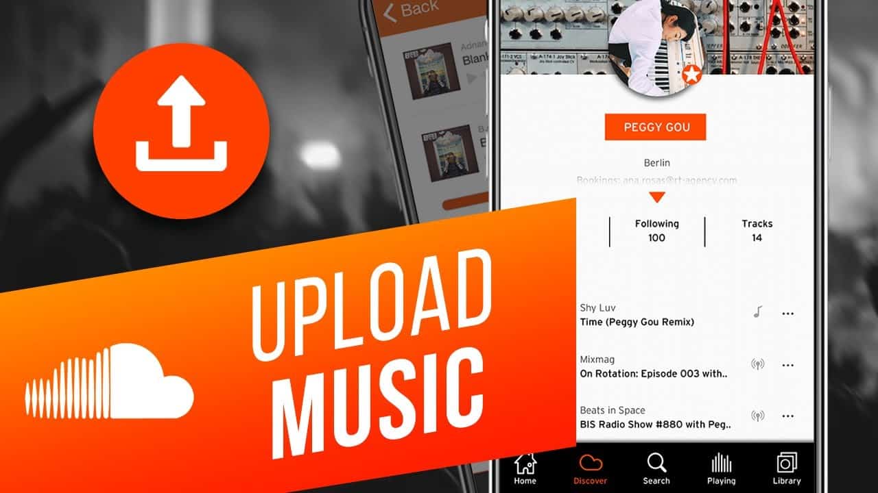 upload music to soundcloud