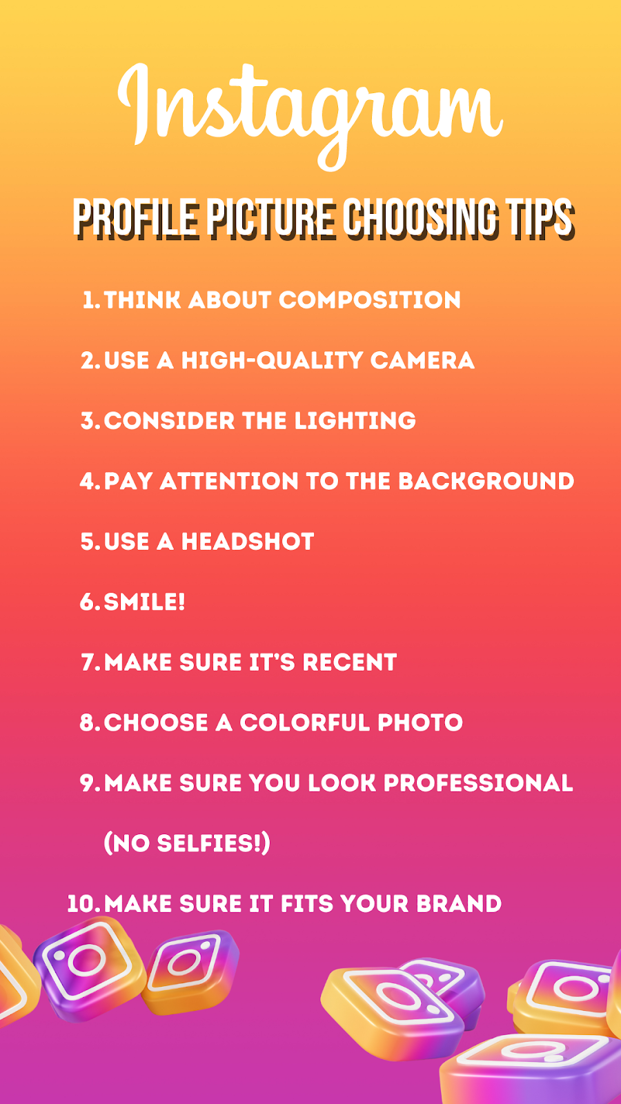 Cool Instagram profile picture — how to choose the best photo?