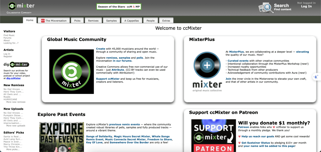 dig.ccMixter - source of Free Creative Commons Music