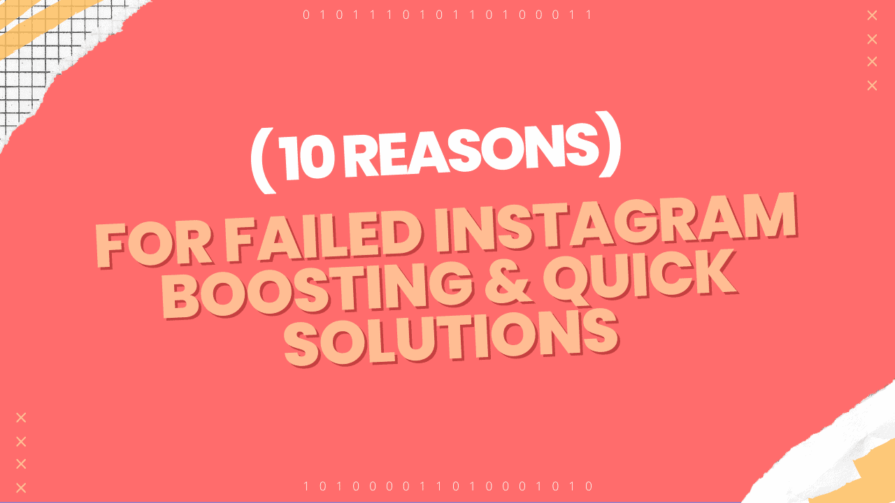 for Failed Instagram Boosting & Quick Solutions