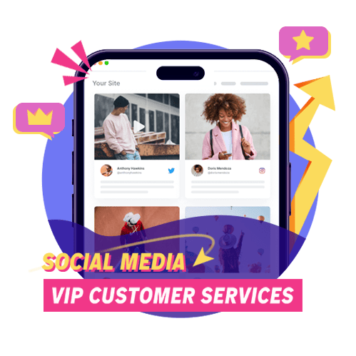Social Media VIP Custom Services