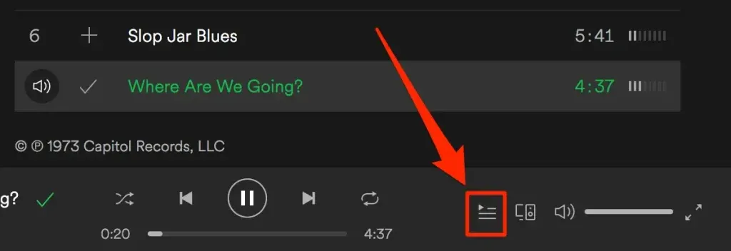 How to Clear Spotify Queue? - Using desktop 1