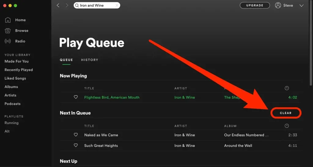 How to Clear Spotify Queue? - Using desktop 2