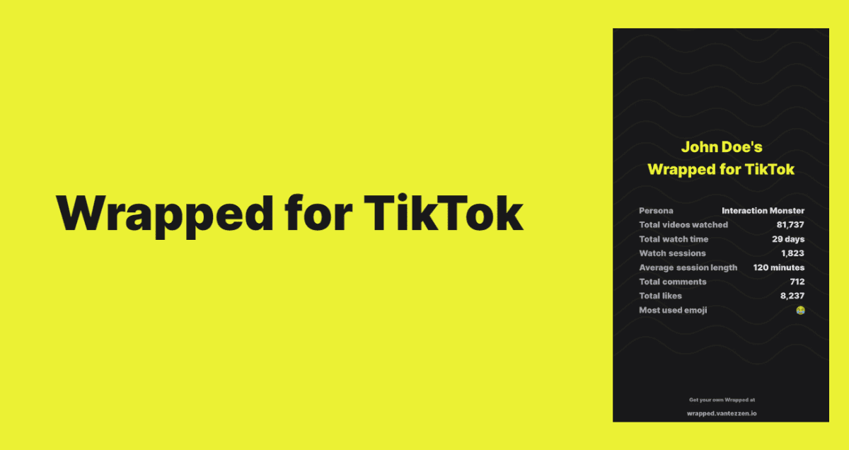 TikTok Wrapped