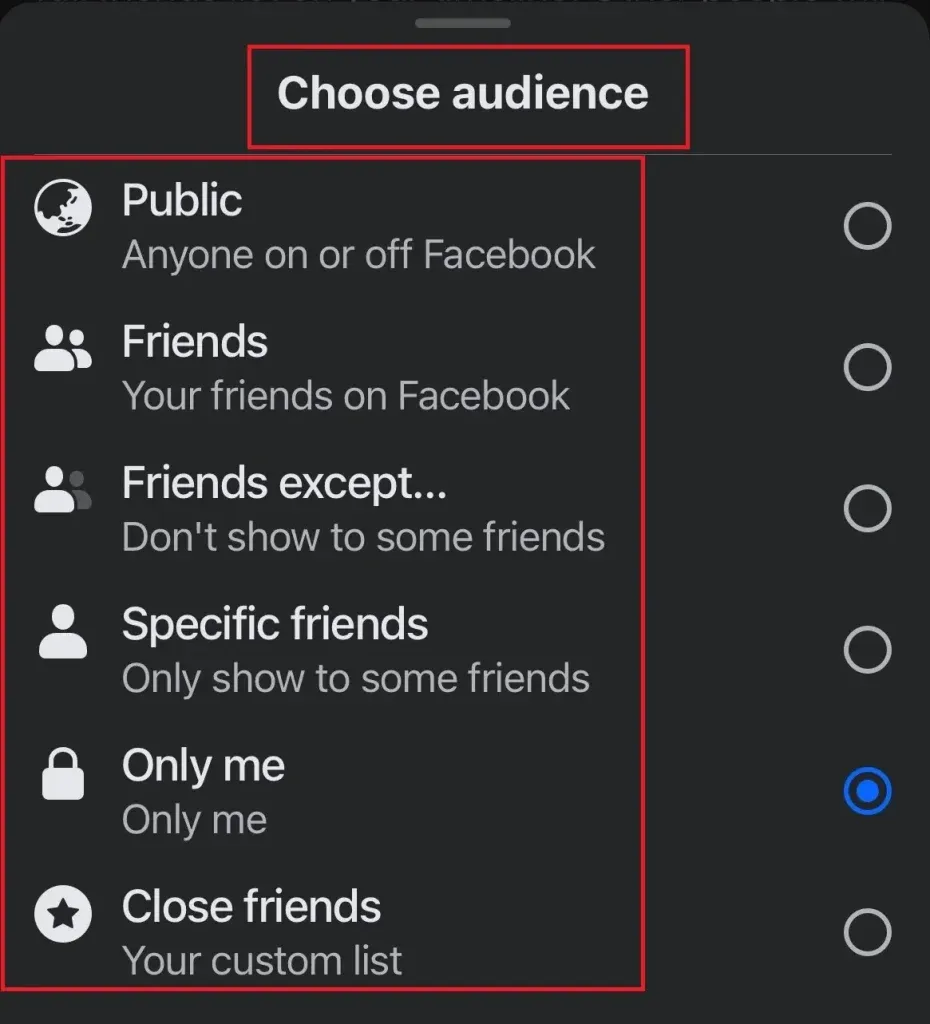 Hide Friends On Facebook - step 5