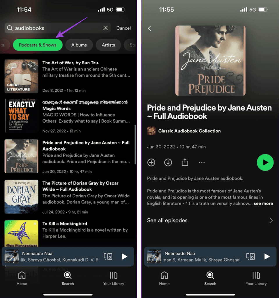 Listen to Audiobooks on Spotify For Free