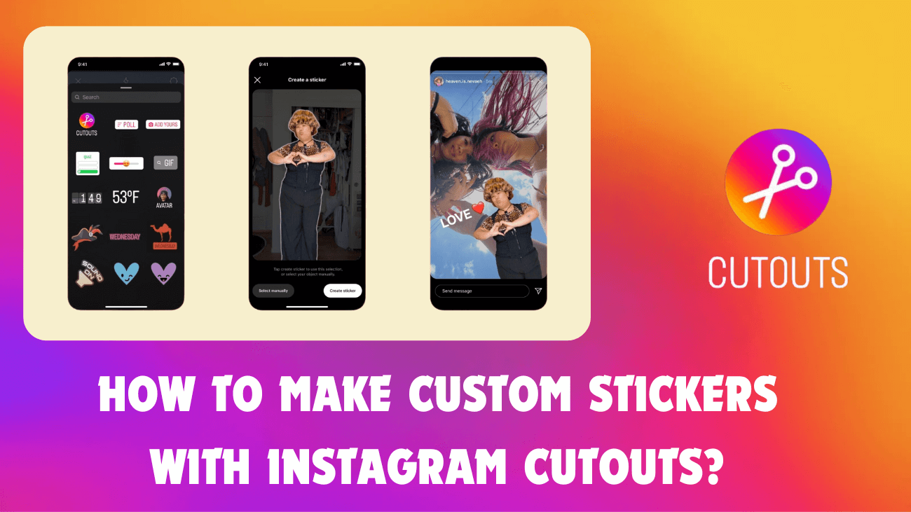 Cover for Make Custom Stickers with Instagram Cutouts