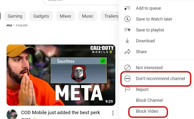 How to Block YouTube Channels on PC-4