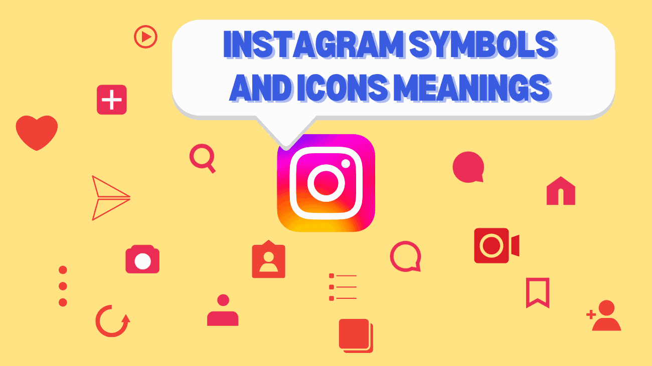 cover of symbols and icons instagram