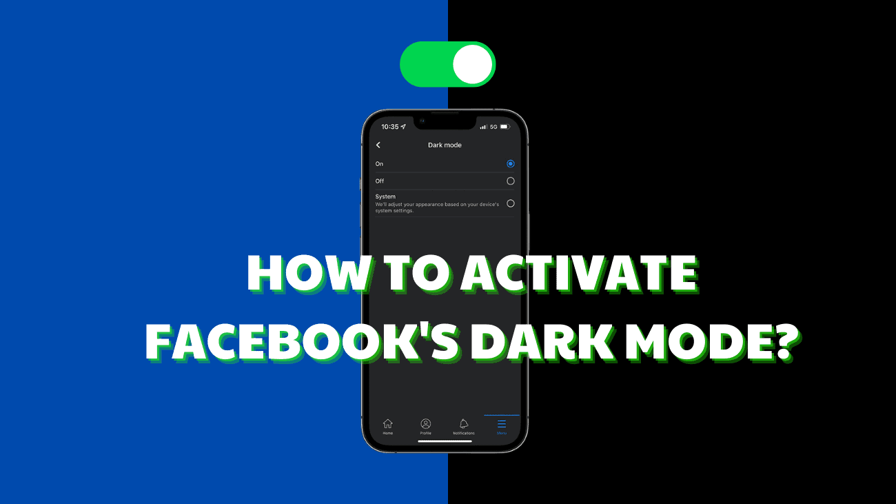 Activate Facebook Dark Mode - cover