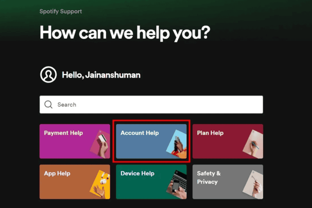 Spotify Account Hacked - method 1 - step 1