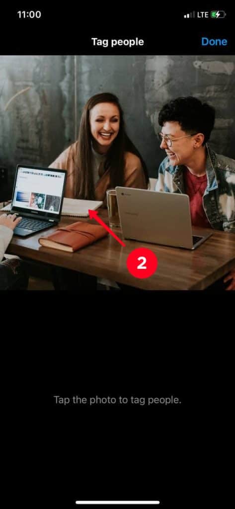 How to tag someone in an Instagram post