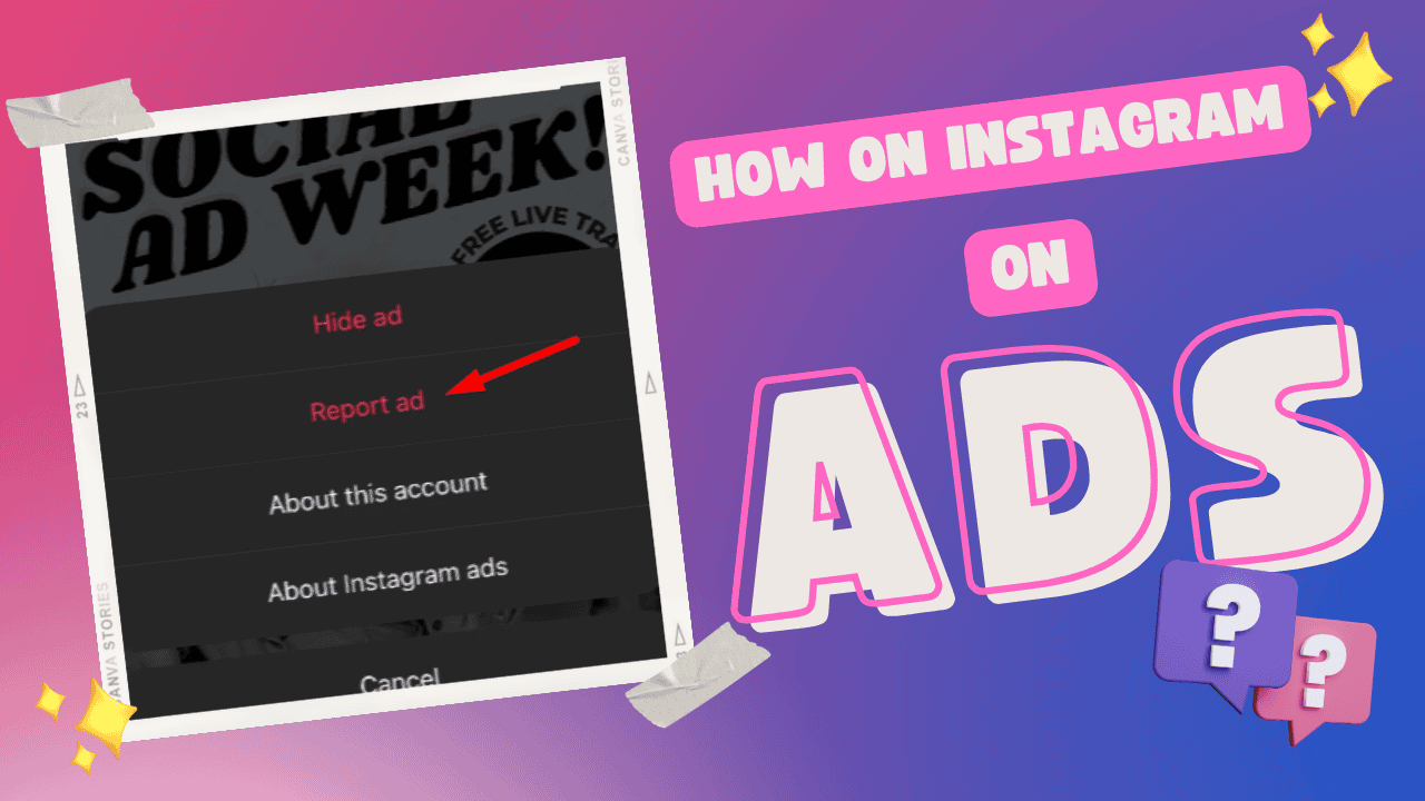 how to get rid of Ads on Instagram