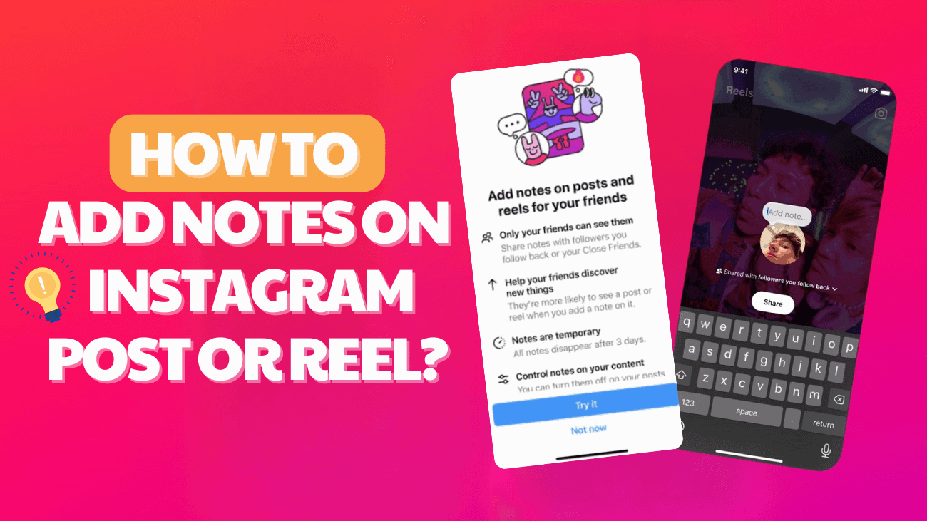 How to Add Notes on an Instagram Post or Reel