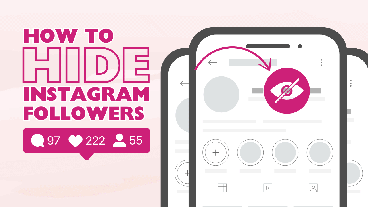 How to hide Instagram followers?