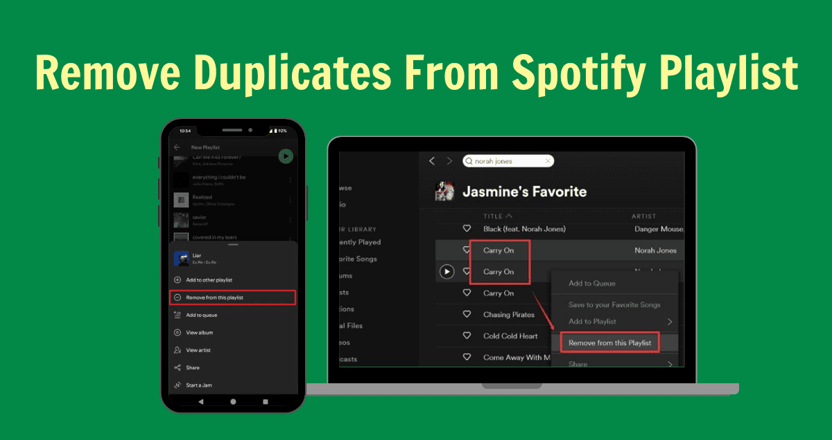 Remove Duplicates From Spotify Playlist