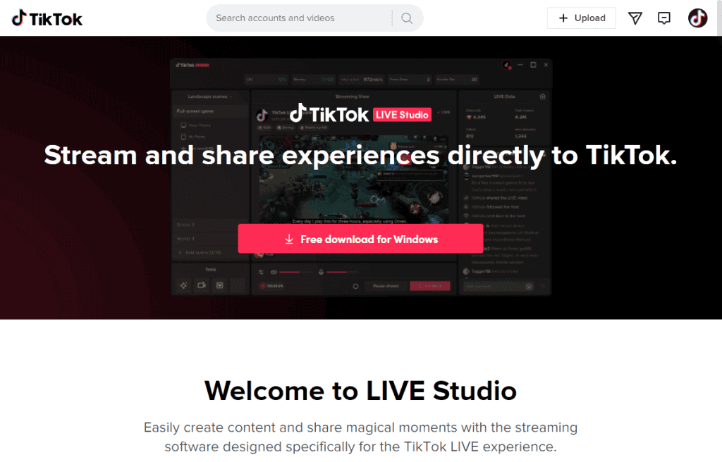 Download TikTok Live Studio