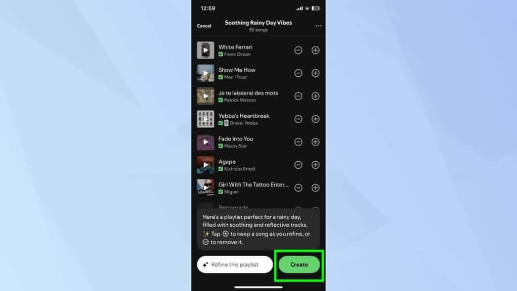 Generate and Edit Your Playlist