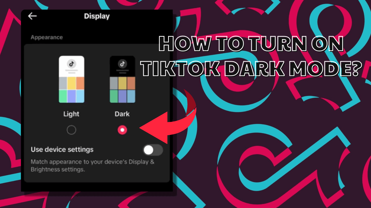 TikTok Dark Mode