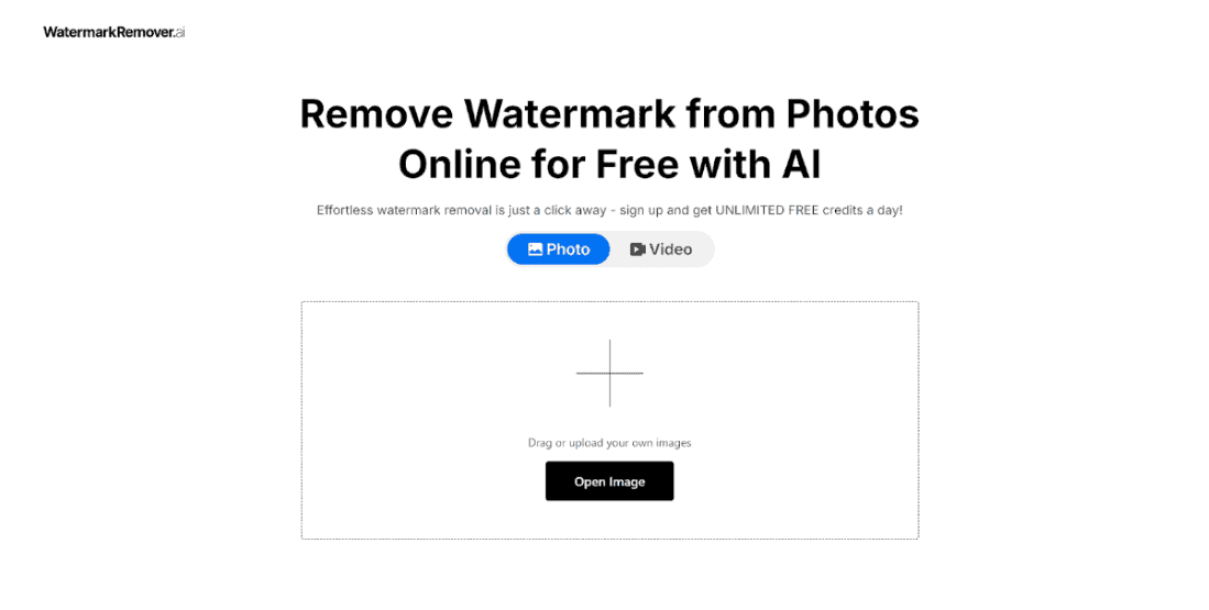 how to remove watermarks from images