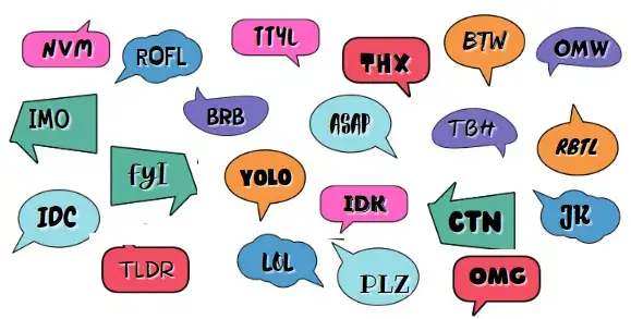 social media languague -acronyms