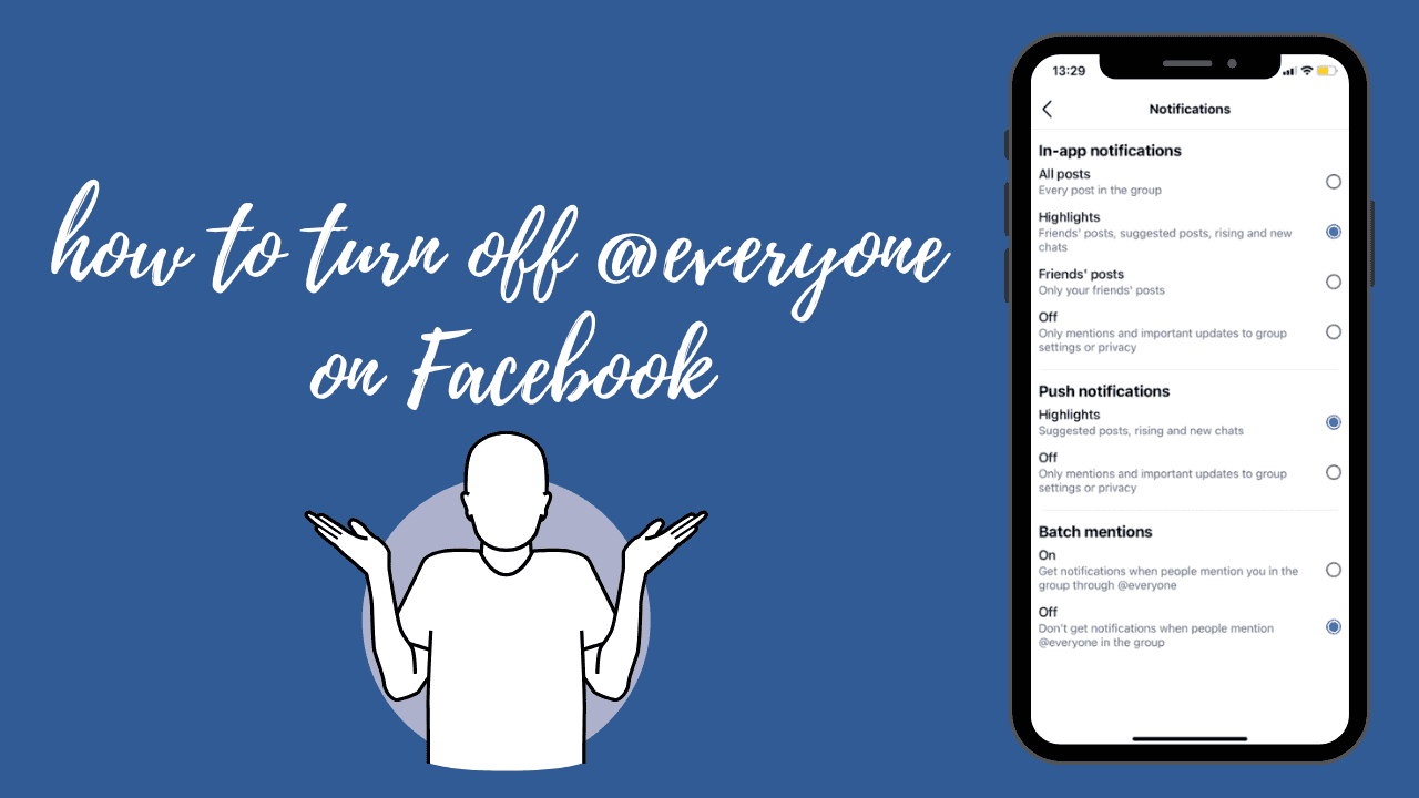 Turn Off @everyone On Facebook