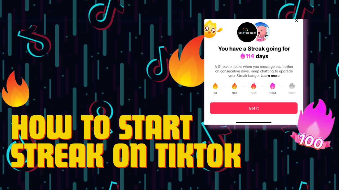 start TikTok streak