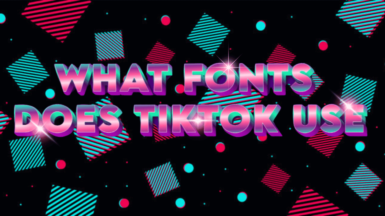 TikTok fonts