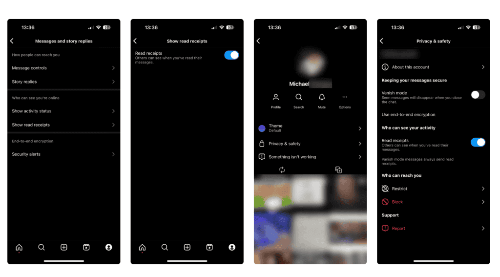 Disable Read Receipts to Read Instagram DMs without being seen