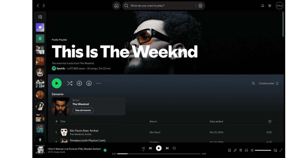 'This Is' The Weeknd Playlist on Spotify