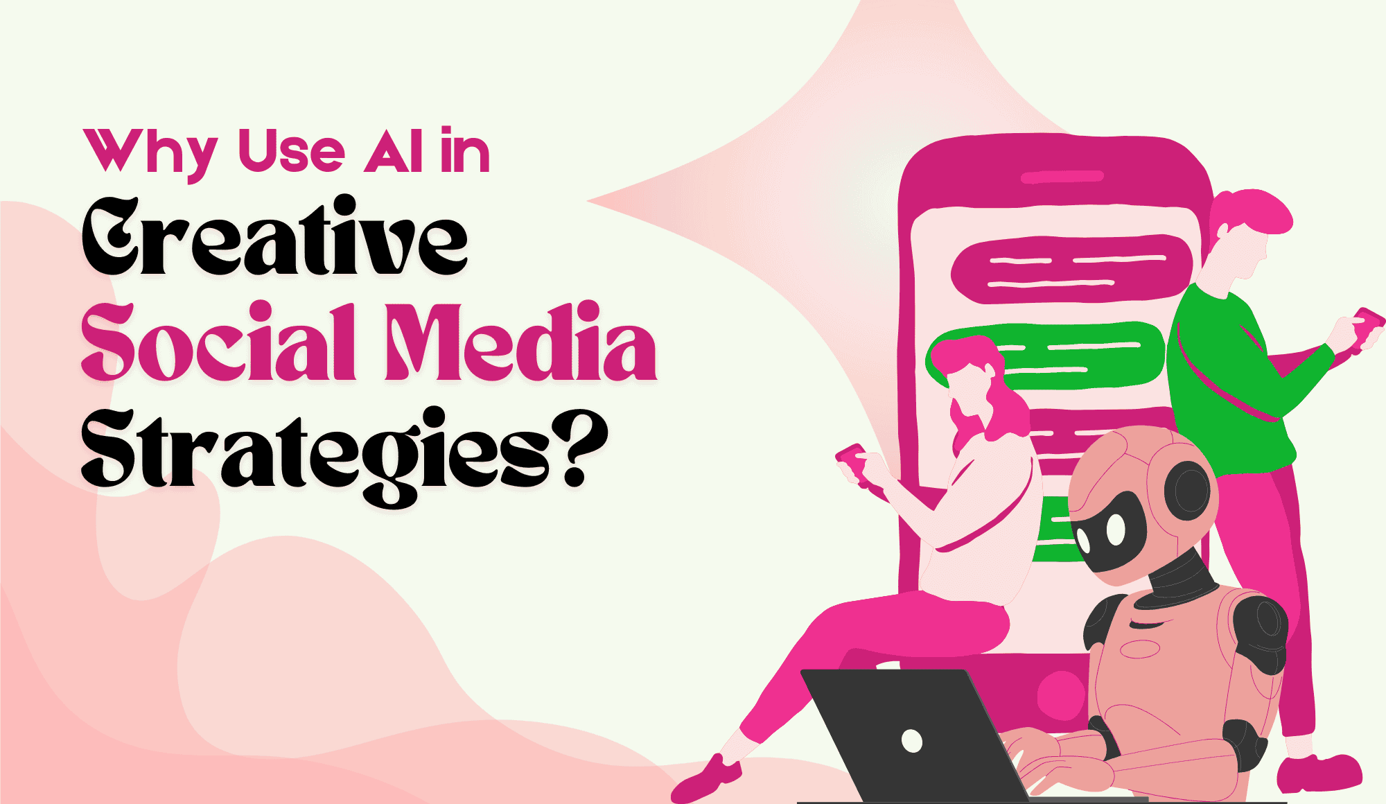 why use AI in creative social media strategies